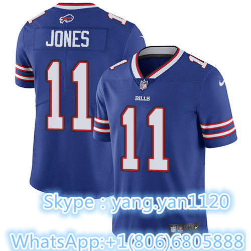 Nike Bills #11 Zay Jones Royal Blue Team Color Youth Stitched NFL Vapor Untouchable Limited Jersey