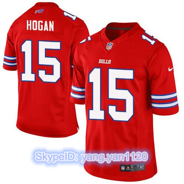 Nike Bills #15 Chris Hogan Red Men's Stitched NFL Elite Rush Jersey Nike Bills #15 Chris Hogan Red Men's Stitched NFL Elite Rush Jersey