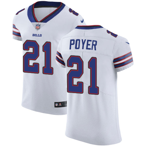 Nike Bills #21 Jordan Poyer White Men's Stitched NFL Vapor Untouchable Elite Jersey Nike Bills #21 Jordan Poyer White Men's Stitched NFL Vapor Untouchable Elite Jersey