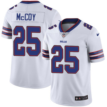 Nike Bills #25 LeSean McCoy White Men's Stitched NFL Vapor Untouchable Limited Jersey Nike Bills #25 LeSean McCoy White Men's Stitched NFL Vapor Untouchable Limited Jersey