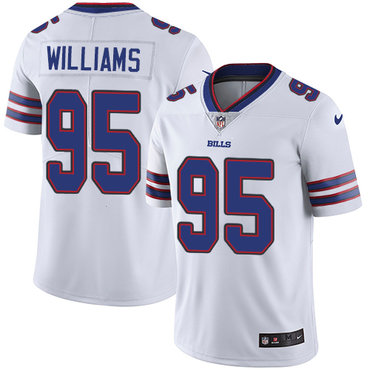Nike Bills #95 Kyle Williams White Men's Stitched NFL Vapor Untouchable Limited Jersey Nike Bills #95 Kyle Williams White Men's Stitched NFL Vapor Untouchable Limited Jersey