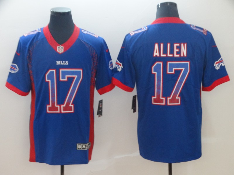 Nike Bills 17 Josh Allen Royal Drift Fashion Limited Jersey Nike Bills 17 Josh Allen Royal Drift Fashion Limited Jersey