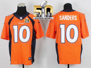 Nike Broncos #10 Emmanuel Sanders Orange Team Color Super Bowl 50 Men's Stitched NFL New Elite Jersey Nike Broncos #10 Emmanuel Sanders Orange Team Color Super Bowl 50 Men's Stitched NFL New Elite Jersey