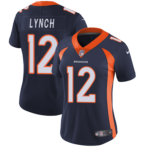 Nike Broncos #12 Paxton Lynch Blue Alternate Women's Stitched NFL Vapor Untouchable Limited Jersey Nike Broncos #12 Paxton Lynch Blue Alternate Women's Stitched NFL Vapor Untouchable Limited Jersey