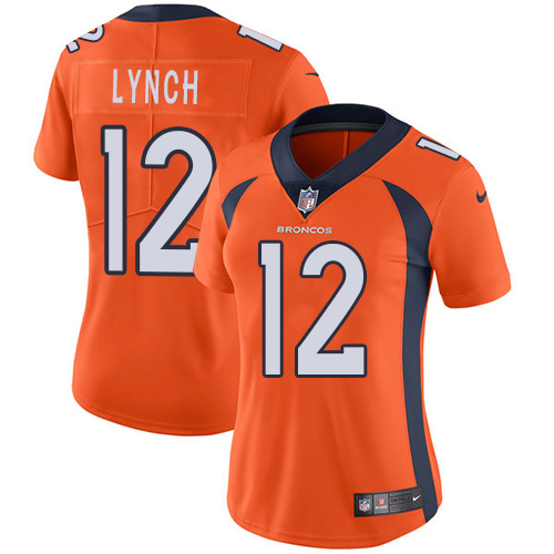 Nike Broncos #12 Paxton Lynch Orange Team Color Women's Stitched NFL Vapor Untouchable Limited Jersey Nike Broncos #12 Paxton Lynch Orange Team Color Women's Stitched NFL Vapor Untouchable Limited Jersey