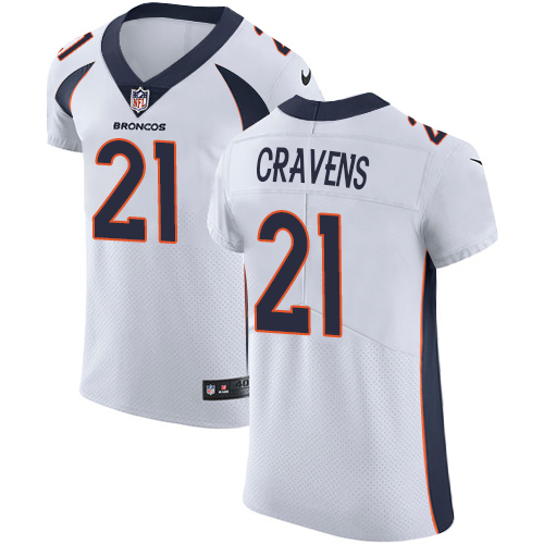 Nike Broncos #21 Su'a Cravens White Men's Stitched NFL Vapor Untouchable Elite Jersey Nike Broncos #21 Su'a Cravens White Men's Stitched NFL Vapor Untouchable Elite Jersey