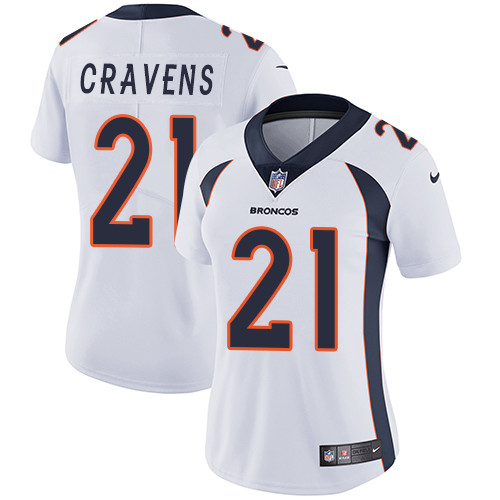 Nike Broncos #21 Su'a Cravens White Women's Stitched NFL Vapor Untouchable Limited Jersey Nike Broncos #21 Su'a Cravens White Women's Stitched NFL Vapor Untouchable Limited Jersey
