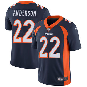 Nike Broncos #22 C.J. Anderson Blue Alternate Youth Stitched NFL Vapor Untouchable Limited Jersey Nike Broncos #22 C.J. Anderson Blue Alternate Youth Stitched NFL Vapor Untouchable Limited Jersey