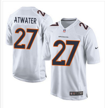 Nike Broncos #27 Steve Atwater White Men's Stitched NFL Game Event Jersey Nike Broncos #27 Steve Atwater White Men's Stitched NFL Game Event Jersey