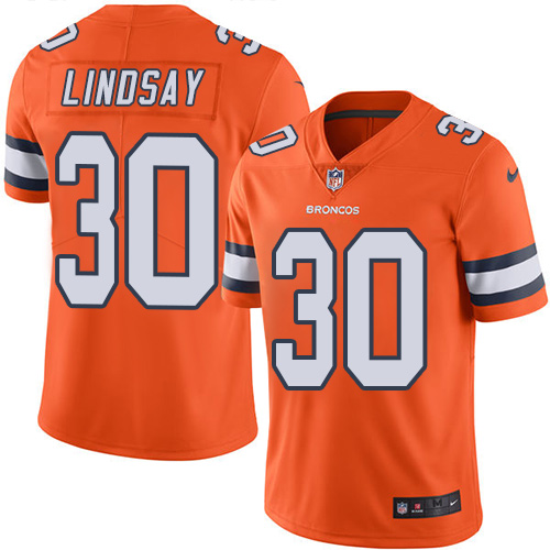 Nike Broncos #30 Phillip Lindsay Orange Youth Stitched NFL Limited Rush Jersey Nike Broncos #30 Phillip Lindsay Orange Youth Stitched NFL Limited Rush Jersey