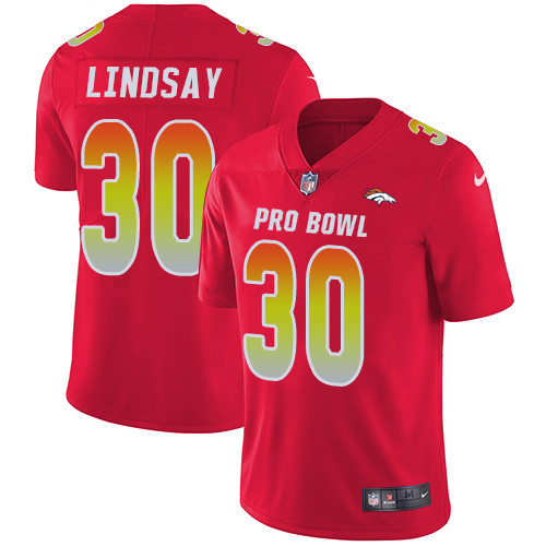 Nike Broncos #30 Phillip Lindsay Red Youth Stitched NFL Limited AFC 2019 Pro Bowl Jersey Nike Broncos #30 Phillip Lindsay Red Youth Stitched NFL Limited AFC 2019 Pro Bowl Jersey