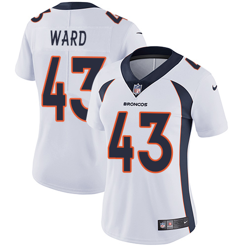 Nike Broncos #43 T.J. Ward White Women's Stitched NFL Vapor Untouchable Limited Jersey Nike Broncos #43 T.J. Ward White Women's Stitched NFL Vapor Untouchable Limited Jersey