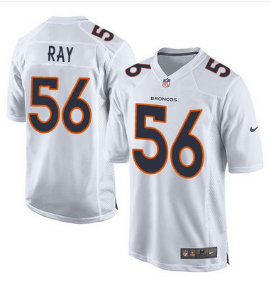 Nike Broncos #56 Shane Ray White Men's Stitched NFL Game Event Jersey