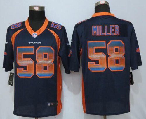 Nike Broncos #58 Von Miller Navy Blue Alternate Men's Stitched NFL Limited Strobe Jersey Nike Broncos #58 Von Miller Navy Blue Alternate Men's Stitched NFL Limited Strobe Jersey