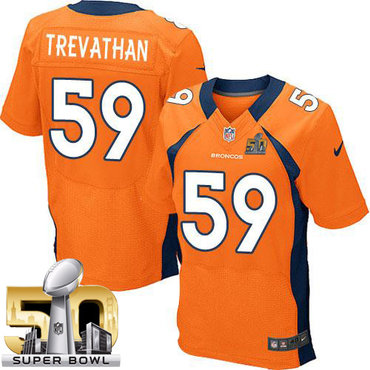 Nike Broncos #59 Danny Trevathan Orange Team Color Super Bowl 50 Men's Stitched NFL New Elite Jersey Nike Broncos #59 Danny Trevathan Orange Team Color Super Bowl 50 Men's Stitched NFL New Elite Jersey
