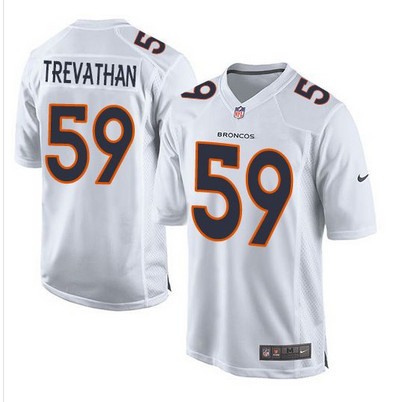 Nike Broncos #59 Danny Trevathan White Men's Stitched NFL Game Event Jersey