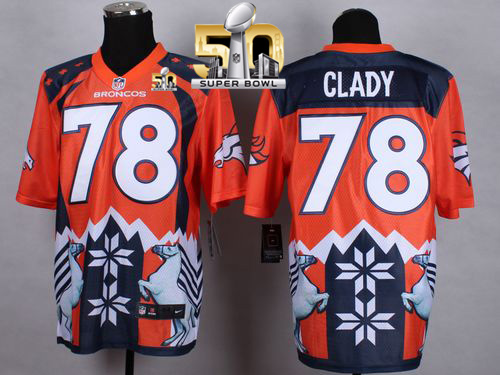 Nike Broncos #78 Ryan Clady Orange Super Bowl 50 Men's Stitched NFL Elite Noble Fashion Jersey Nike Broncos #78 Ryan Clady Orange Super Bowl 50 Men's Stitched NFL Elite Noble Fashion Jersey