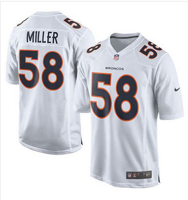 Nike Broncos #8 Brandon McManus White Men's Stitched NFL Game Event Jersey-3677