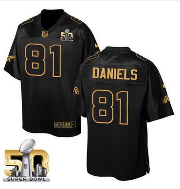 Nike Broncos #81 Owen Daniels Black Super Bowl 50 Men's Stitched NFL Elite Pro Line Gold Collection Jersey Nike Broncos #81 Owen Daniels Black Super Bowl 50 Men's Stitched NFL Elite Pro Line Gold Collection Jersey