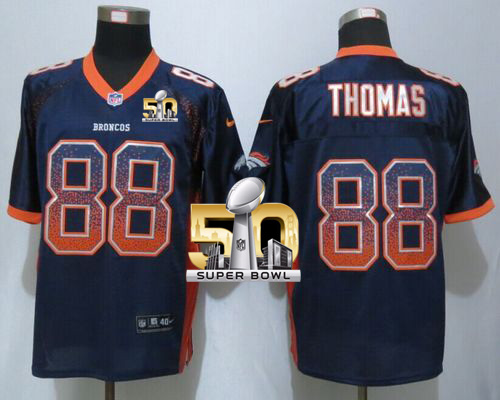 Nike Broncos #88 Demaryius Thomas Navy Blue Alternate Super Bowl 50 Men's Stitched NFL Elite Drift Fashion Jersey Nike Broncos #88 Demaryius Thomas Navy Blue Alternate Super Bowl 50 Men's Stitched NFL Elite Drift Fashion Jersey