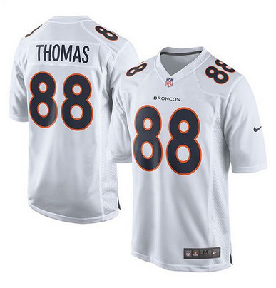 Nike Broncos #88 Demaryius Thomas White Men's Stitched NFL Game Event Jersey