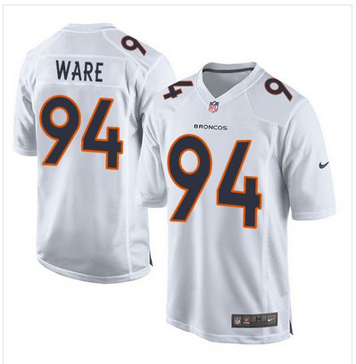 Nike Broncos #94 DeMarcus Ware White Men's Stitched NFL Game Event Jersey Nike Broncos #94 DeMarcus Ware White Men's Stitched NFL Game Event Jersey