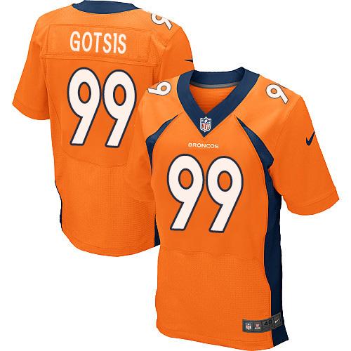 Nike Broncos #99 Adam Gotsis Orange Team Color Men's Stitched NFL New Elite Jersey Nike Broncos #99 Adam Gotsis Orange Team Color Men's Stitched NFL New Elite Jersey