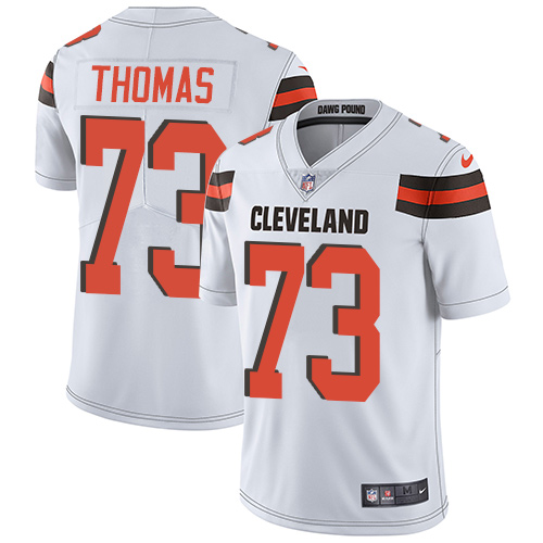 Nike Browns #73 Joe Thomas White Men's Stitched NFL Vapor Untouchable Limited Jersey Nike Browns #73 Joe Thomas White Men's Stitched NFL Vapor Untouchable Limited Jersey