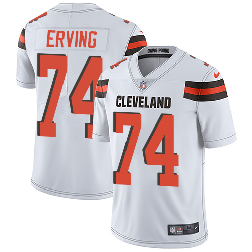 Nike Browns #74 Cameron Erving White Men's Stitched NFL Vapor Untouchable Limited Jersey Nike Browns #74 Cameron Erving White Men's Stitched NFL Vapor Untouchable Limited Jersey
