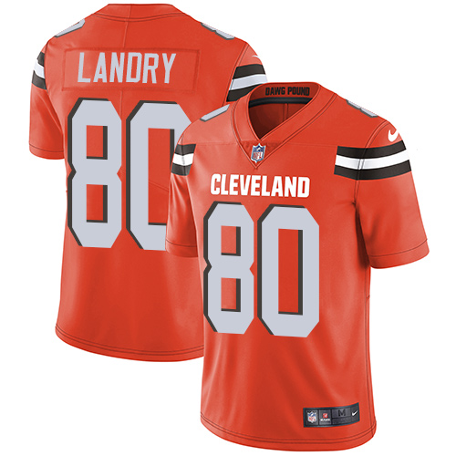 Nike Browns #80 Jarvis Landry Orange Alternate Youth Stitched NFL Vapor Untouchable Limited Jersey Nike Browns #80 Jarvis Landry Orange Alternate Youth Stitched NFL Vapor Untouchable Limited Jersey