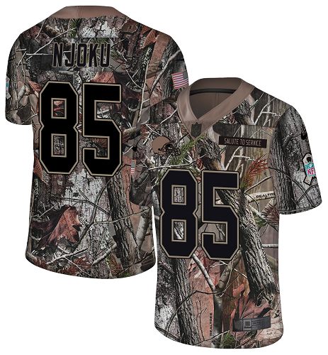 Nike Browns #85 David Njoku Camo Youth Stitched NFL Limited Rush Realtree Jersey Nike Browns #85 David Njoku Camo Youth Stitched NFL Limited Rush Realtree Jersey