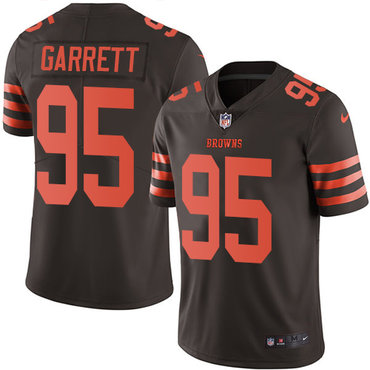 Nike Browns #95 Myles Garrett Brown Youth Stitched NFL Limited Rush Jersey Nike Browns #95 Myles Garrett Brown Youth Stitched NFL Limited Rush Jersey