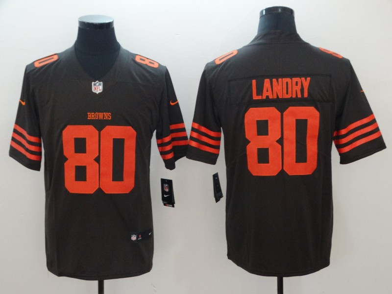 Nike Browns 80 Jarvis Landry Brown Color Rush Limited Jerseys Nike Browns 80 Jarvis Landry Brown Color Rush Limited Jerseys