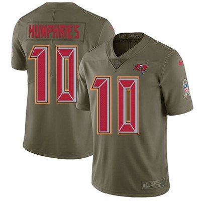 Nike Buccaneers #10 Adam Humphries Olive Men's Stitched NFL Limited 2017 Salute To Service Jersey Nike Buccaneers #10 Adam Humphries Olive Men's Stitched NFL Limited 2017 Salute To Service Jersey