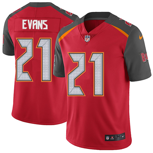 Nike Buccaneers #21 Justin Evans Red Team Color Men's Stitched NFL Vapor Untouchable Limited Jersey Nike Buccaneers #21 Justin Evans Red Team Color Men's Stitched NFL Vapor Untouchable Limited Jersey