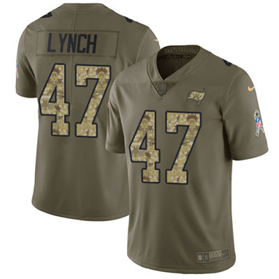Nike Buccaneers #47 John Lynch Olive Camo Youth Stitched NFL Limited 2017 Salute to Service Jersey Nike Buccaneers #47 John Lynch Olive Camo Youth Stitched NFL Limited 2017 Salute to Service Jersey