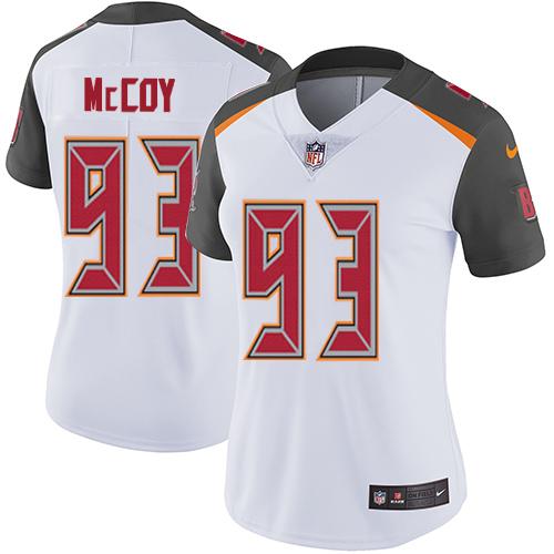 Nike Buccaneers #93 Gerald McCoy White Women's Stitched NFL Vapor Untouchable Limited Jersey Nike Buccaneers #93 Gerald McCoy White Women's Stitched NFL Vapor Untouchable Limited Jersey