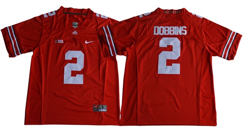 Nike Buckeyes #2 J.K. Dobbins Red Limited Stitched NCAA Jersey Nike Buckeyes #2 J.K. Dobbins Red Limited Stitched NCAA Jersey