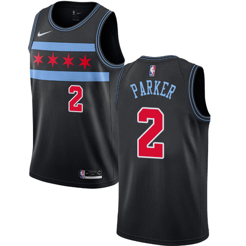Nike Bulls #2 Jabari Parker Black NBA Swingman City Edition 2018 19 Jersey Nike Bulls #2 Jabari Parker Black NBA Swingman City Edition 2018 19 Jersey