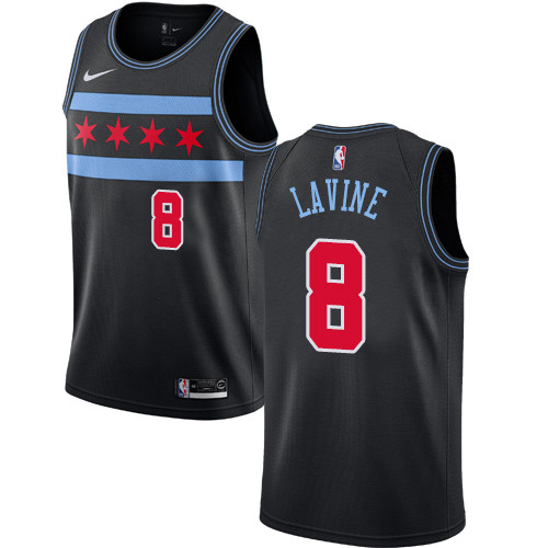 Nike Bulls #8 Zach LaVine Black NBA Swingman City Edition 2018-2019 Jersey Nike Bulls #8 Zach LaVine Black NBA Swingman City Edition 2018-2019 Jersey
