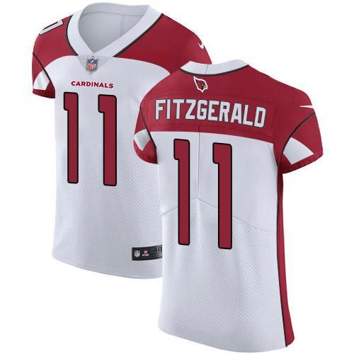 Nike Cardinals #11 Larry Fitzgerald White Men's Stitched NFL Vapor Untouchable Elite Jersey Nike Cardinals #11 Larry Fitzgerald White Men's Stitched NFL Vapor Untouchable Elite Jersey