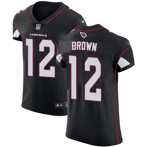 Nike Cardinals #12 John Brown Black Alternate Men's Stitched NFL Vapor Untouchable Elite Jersey Nike Cardinals #12 John Brown Black Alternate Men's Stitched NFL Vapor Untouchable Elite Jersey