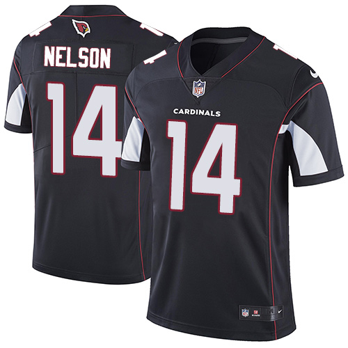 Nike Cardinals #14 J.J. Nelson Black Alternate Men's Stitched NFL Vapor Untouchable Limited Jersey Nike Cardinals #14 J.J. Nelson Black Alternate Men's Stitched NFL Vapor Untouchable Limited Jersey
