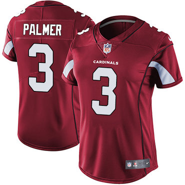 Nike Cardinals #3 Carson Palmer Red Team Color Women's Stitched NFL Vapor Untouchable Limited Jersey Nike Cardinals #3 Carson Palmer Red Team Color Women's Stitched NFL Vapor Untouchable Limited Jersey