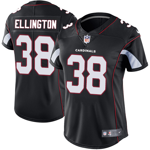 Nike Cardinals #38 Andre Ellington Black Alternate Women's Stitched NFL Vapor Untouchable Limited Jersey Nike Cardinals #38 Andre Ellington Black Alternate Women's Stitched NFL Vapor Untouchable Limited Jersey