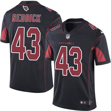 Nike Cardinals #43 Haaor Men's Stitched NFL Elite Jeson Reddick Black Men's Stitched NFL Limited Rush Jersey