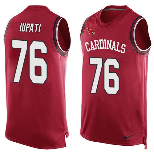 Nike Cardinals #76 Mike Iupati Red Team Color Men's Stitched NFL Limited Tank Top Jersey Nike Cardinals #76 Mike Iupati Red Team Color Men's Stitched NFL Limited Tank Top Jersey