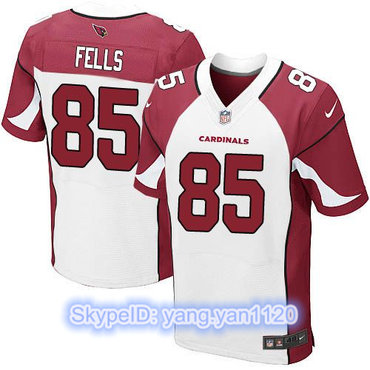 Nike Cardinals #85 Darren Fells White Men's Stitched NFL Elite Jersey
