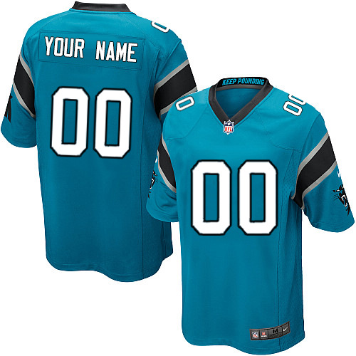Nike Carolina Panthers Customized Game Green Jerseys