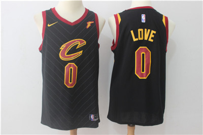Nike Cavaliers #0 Kevin Love Black Stitched Swingman Jersey